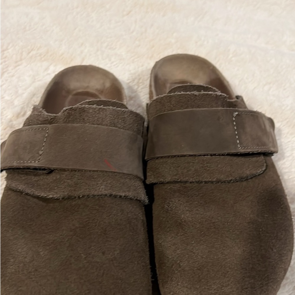 Birkenstock woman’s Dark Brown Suede Loafers